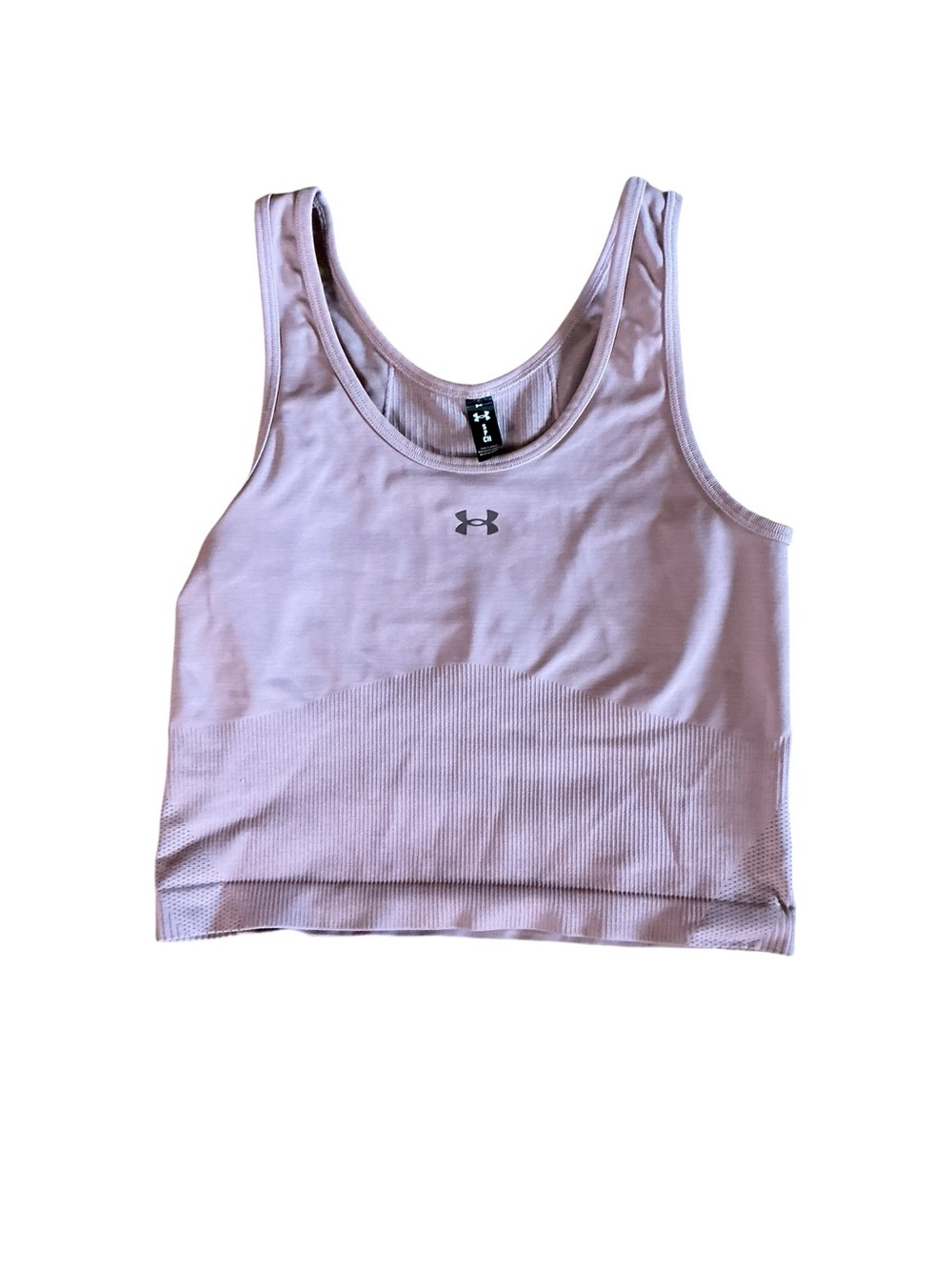 Under Armour Mauve Light Pink Performance Crop Tank